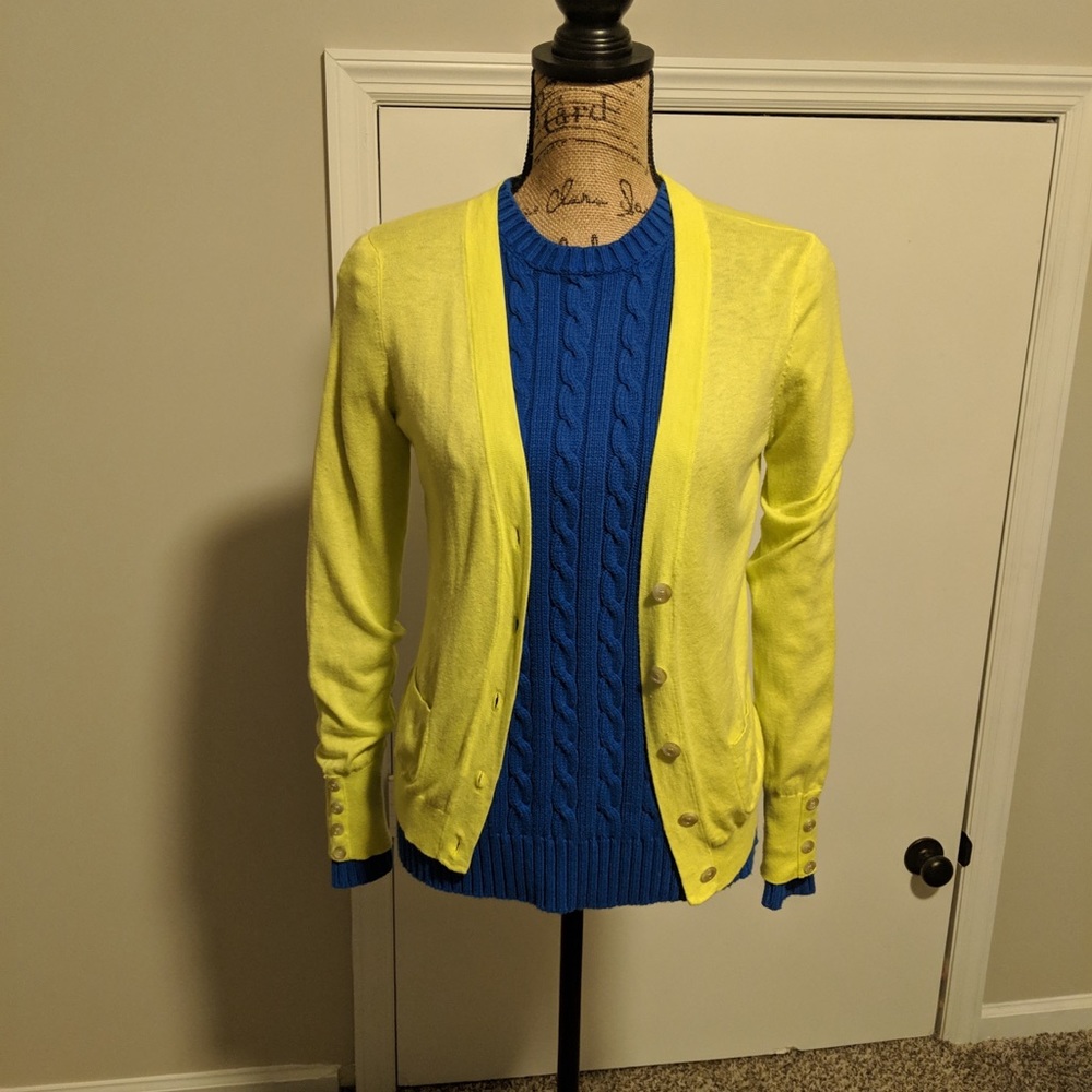 Yellow Loft Cardigan